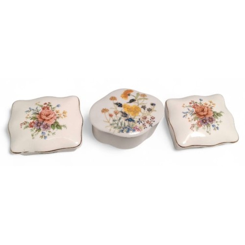 1118 - A Collection of Vintage Trinket Pots. All in good condition.