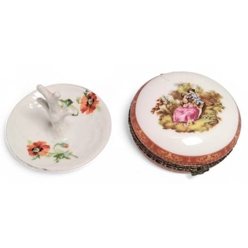 1118 - A Collection of Vintage Trinket Pots. All in good condition.