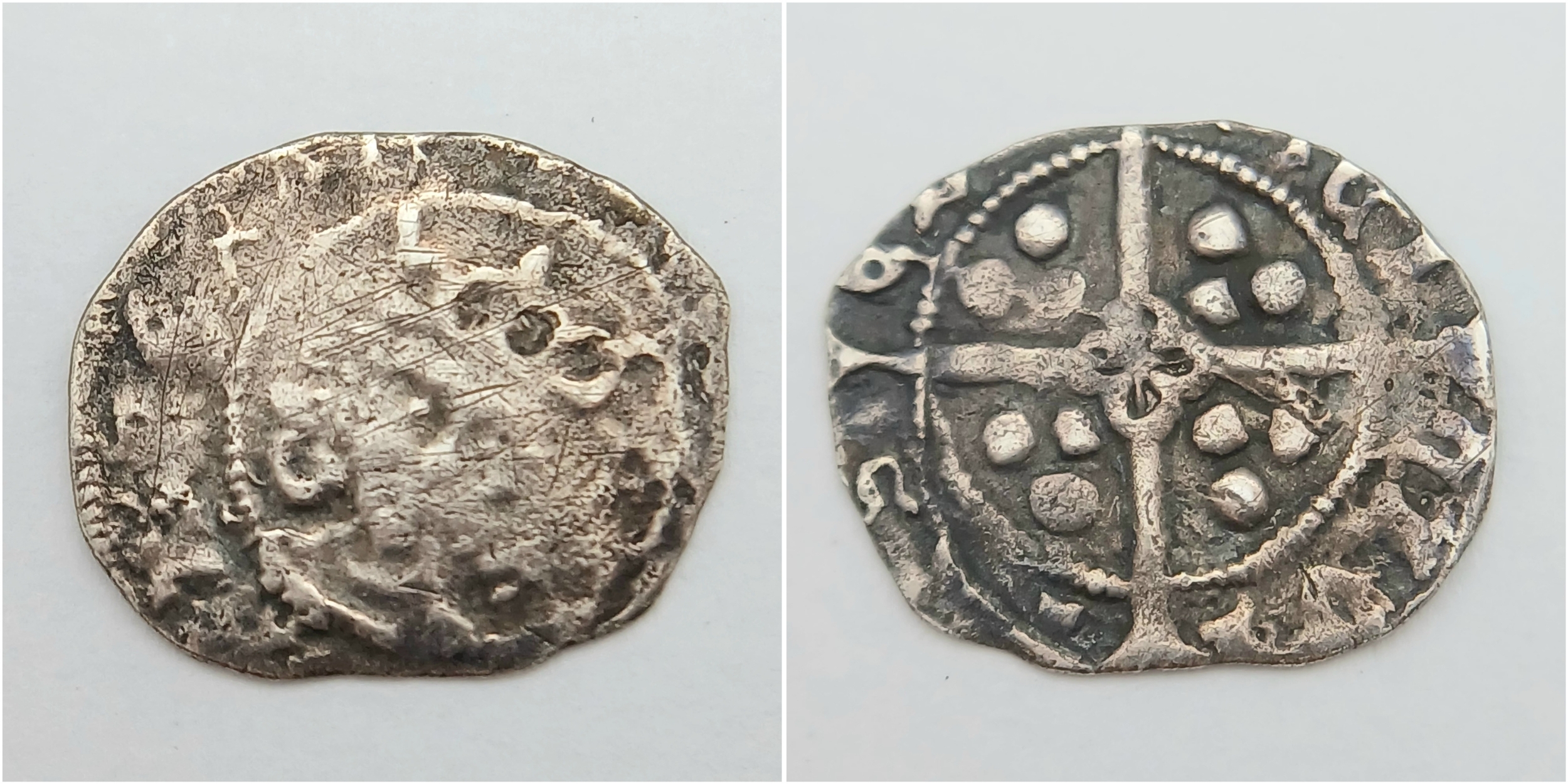 An Edward IV (1475-1476) Silver Hammered 1d Coin. 2nd reign. York ...
