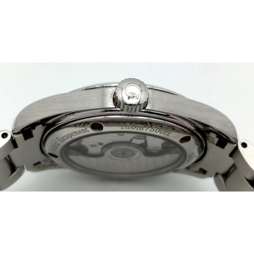 26 - An Omega Seamaster Aqua Terra Automatic Gents Watch. Stainless steel bracelet and case - 37mm. Silve... 