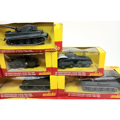 Coffret Collector Solido 6 Juin 1944 – Half-track Destroyer Tige, édition Limitée, Jamais Sorti De Sa Boîte
