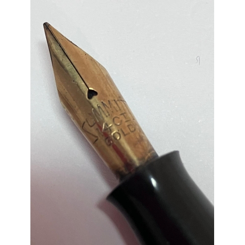 28 - Vintage 1940  ‘SUMMIT 160’ FOUNTAIN PEN. 14 CARAT GOLD NIB. Excellent condition, please see pictures... 