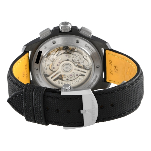 1573 - A Breitling Avenger B01 Chronograph 44 Night Mission Watch. Features a 44mm-wide black ceramic case,... 