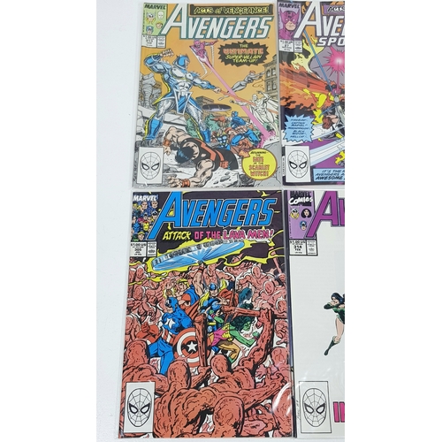 10 - Ten Marvel Avengers Comics - Most Being in Very Fine to Very Fine Plus Grade. All individually wrapp... 