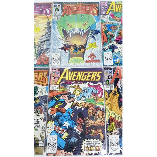 10 - Ten Marvel Avengers Comics - Most Being in Very Fine to Very Fine Plus Grade. All individually wrapp... 