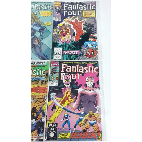 12 - Ten Marvel Fantastic Four Comics - Most Being in Very Fine to Very Fine Plus Grade. All individually... 