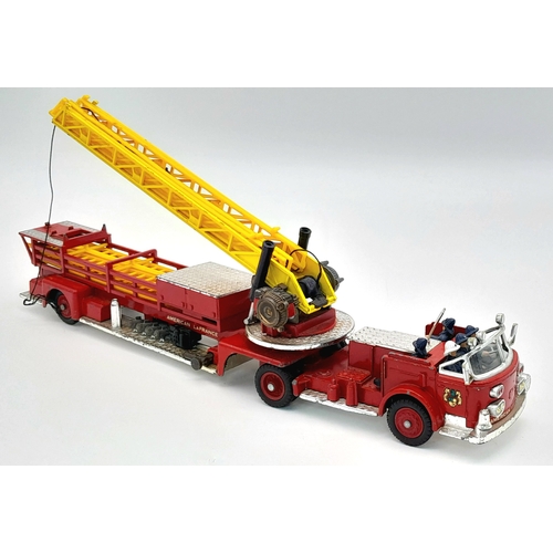 A Corgi Major Supertoys 1/43 scale American la France arial rescue truck. Some play wear. Please see photos.