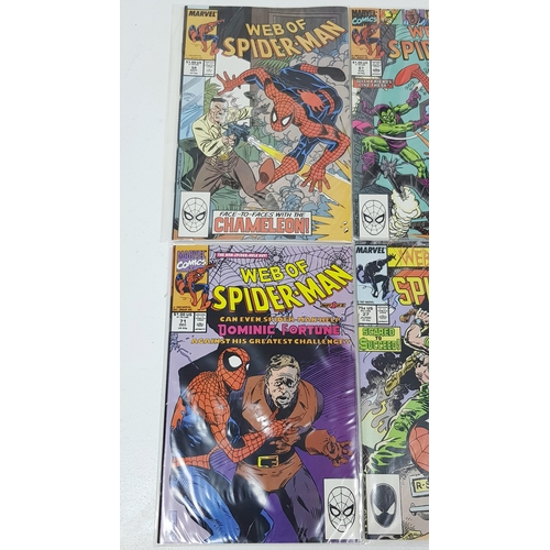 16 - Ten Marvel Spiderman Comics - Most Being in Very Fine to Very Fine Plus Grade. All individually wrap... 