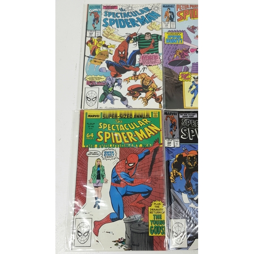 17 - Ten Marvel Spiderman Comics - Most Being in Very Fine to Very Fine Plus Grade. All individually wrap... 