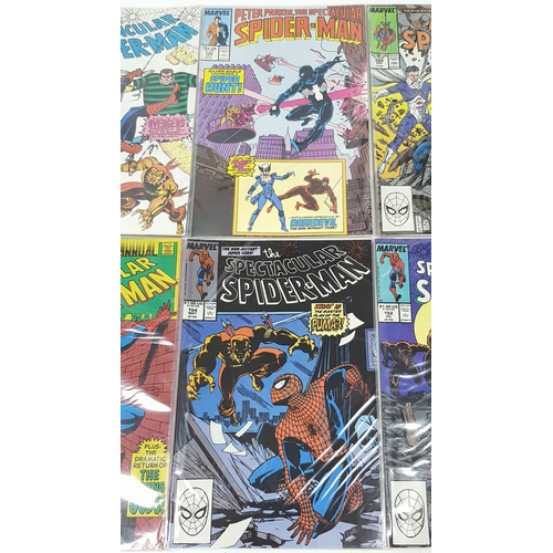 17 - Ten Marvel Spiderman Comics - Most Being in Very Fine to Very Fine Plus Grade. All individually wrap... 