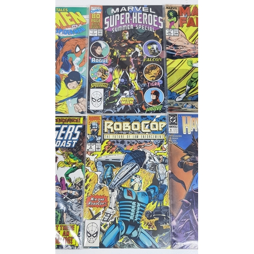 20 - Ten Marvel Mixed Comics - Most Being in Very Fine to Very Fine Plus Grade. All individually wrapped ... 