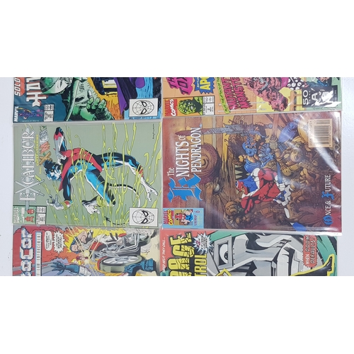 21 - Ten Marvel Mixed Comics - Most Being in Very Fine to Very Fine Plus Grade. All individually wrapped ... 