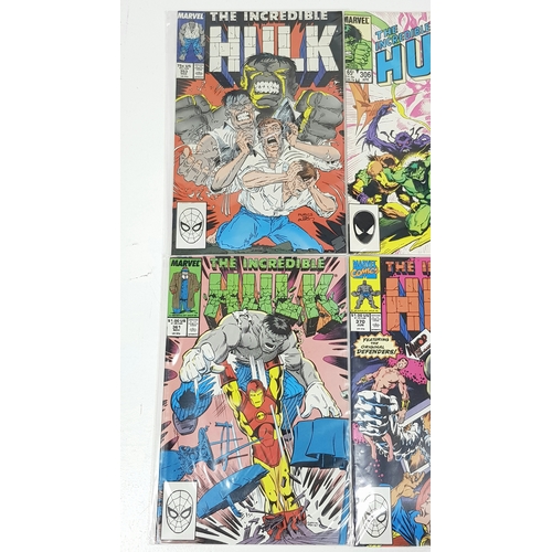22 - Ten Marvel Incredible Hulk Comics - Most Being in Very Fine to Very Fine Plus Grade. All individuall... 