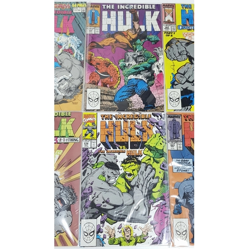 22 - Ten Marvel Incredible Hulk Comics - Most Being in Very Fine to Very Fine Plus Grade. All individuall... 