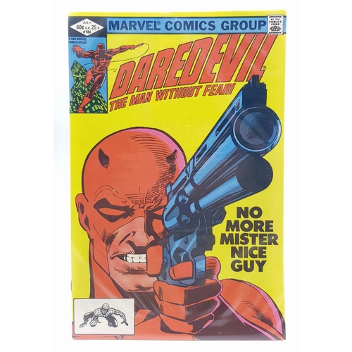 51 - Three High Grade, Very Collectible Marvel Daredevil Comics. All plastic wrapped and cardboard backed... 
