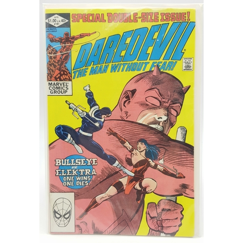 51 - Three High Grade, Very Collectible Marvel Daredevil Comics. All plastic wrapped and cardboard backed... 