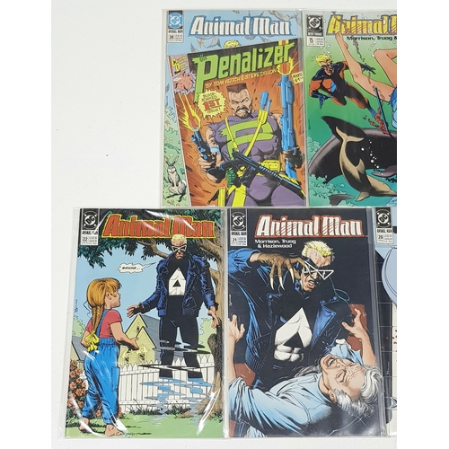 52 - Nine DC Animal Man Comics - Most Being in Very Fine to Very Fine Plus Grade. All individually wrappe... 