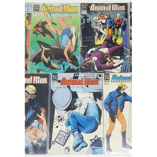 52 - Nine DC Animal Man Comics - Most Being in Very Fine to Very Fine Plus Grade. All individually wrappe... 