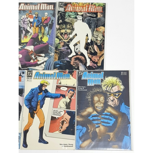52 - Nine DC Animal Man Comics - Most Being in Very Fine to Very Fine Plus Grade. All individually wrappe... 