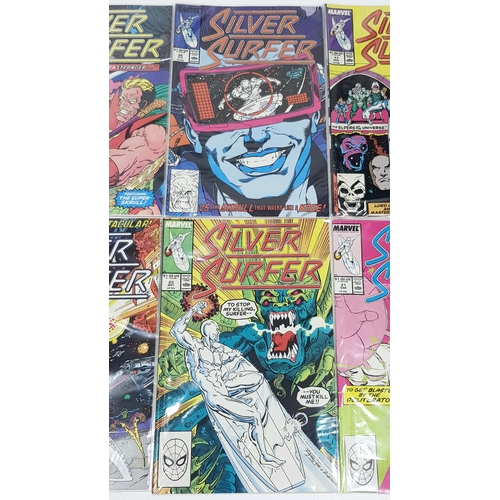 8 - Ten Marvel Silver Surfer Comics - Most Being in Very Fine to Very Fine Plus Grade. All individually ... 
