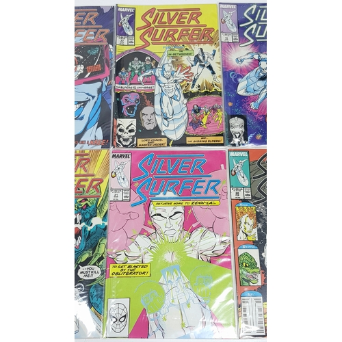 8 - Ten Marvel Silver Surfer Comics - Most Being in Very Fine to Very Fine Plus Grade. All individually ... 