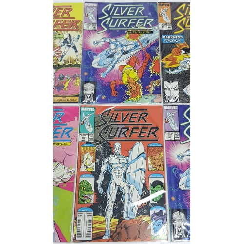 8 - Ten Marvel Silver Surfer Comics - Most Being in Very Fine to Very Fine Plus Grade. All individually ... 