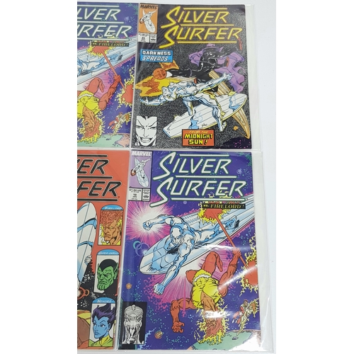 8 - Ten Marvel Silver Surfer Comics - Most Being in Very Fine to Very Fine Plus Grade. All individually ... 