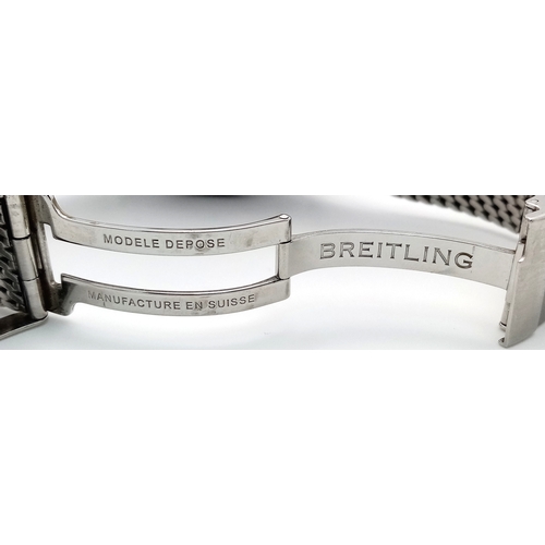 4 - A Limited Edition Breitling Chronospace Jet Team Quartz Gents Watch. Model A78365. 152 of 1000. Stai... 