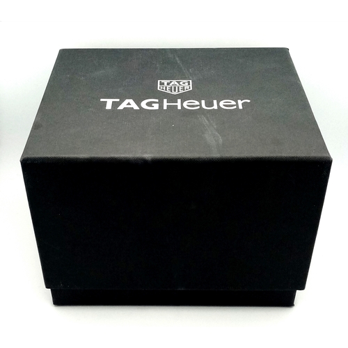 26 - A Tag Heuer Gulf Special Edition Chromograph Quartz Gents Watch. Model - CAZ101N. Blue fabric and le... 