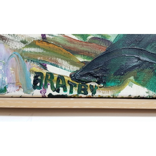 52 - Gorilla - Oil on Canvas by Acclaimed British Artist John Bratby R.A. (1928-1992). Bratby founded the... 