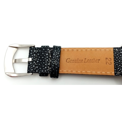 71 - A Rare Vintage Omega Seamaster 200 Gents Automatic Watch - Otherwise know as The Banana! Black leath... 