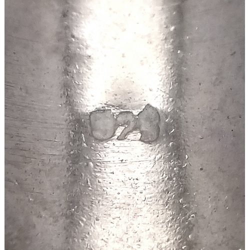 1030 - A STERLING SILVER, STONE SET RING. 10.5G, SIZE P 7861