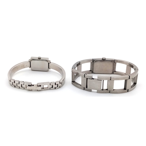 1049 - Two Smart Ladies Quartz Watches: 1) Calvin Klein Stainless Steel Watch, 2) Next Stainless Steel Brac... 