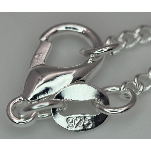 1042 - A Vintage Sterling Silver Celtic Knot Pendant on 46cm Sterling Silver Chain. Pendant measures 3cm Wi... 