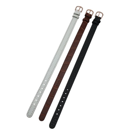 1050 - A PIERRE CARDIN, ROSE GOLD TONE, LEATHER STRAP WATCH. WITH 3 LEATHER STRAP OPTIONS, BROWN, BLACK AND... 