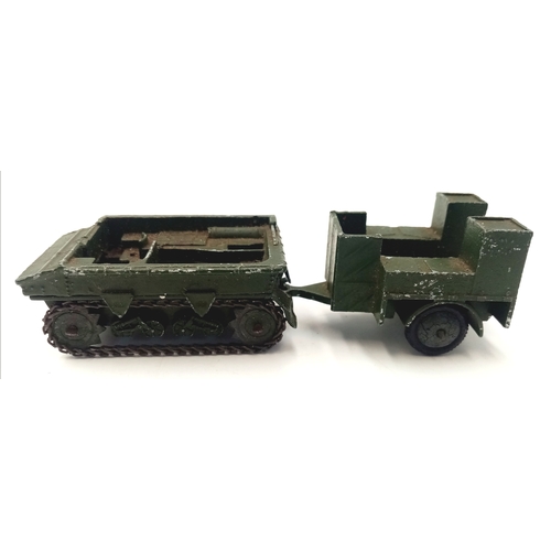 155 - Three Pre war Dinky toys military vehicles. Please see photos.