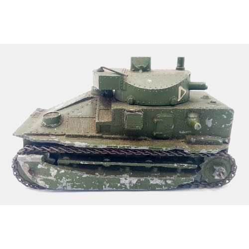 155 - Three Pre war Dinky toys military vehicles. Please see photos.