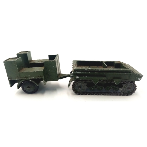 155 - Three Pre war Dinky toys military vehicles. Please see photos.