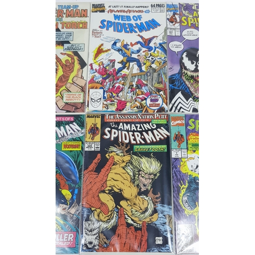 48 - Ten Marvel Mixed Spiderman Comics - Most Being in Very Fine to Very Fine Plus Grade. All individuall... 