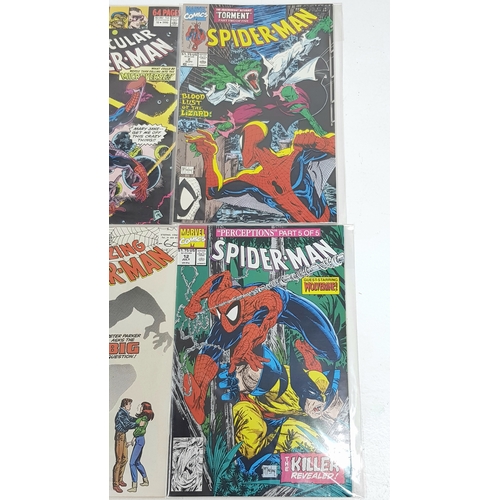 48 - Ten Marvel Mixed Spiderman Comics - Most Being in Very Fine to Very Fine Plus Grade. All individuall... 