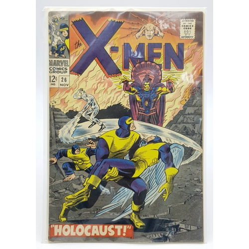 A Rare Vintage Marvel X-Men Comic. "Holocaust!" - Good condition but please see photos. Plastic wrapped and cardboard backed.