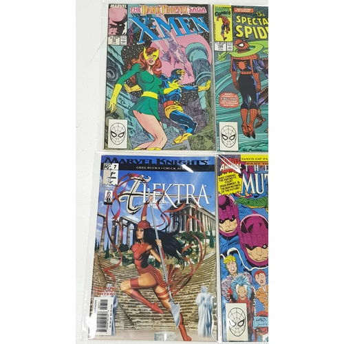 83 - Ten Marvel Mixed Comics - Most Being in Very Fine to Very Fine Plus Grade. All individually wrapped ... 