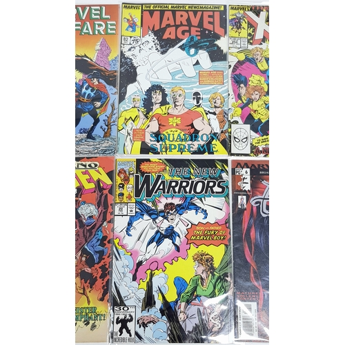 83 - Ten Marvel Mixed Comics - Most Being in Very Fine to Very Fine Plus Grade. All individually wrapped ... 