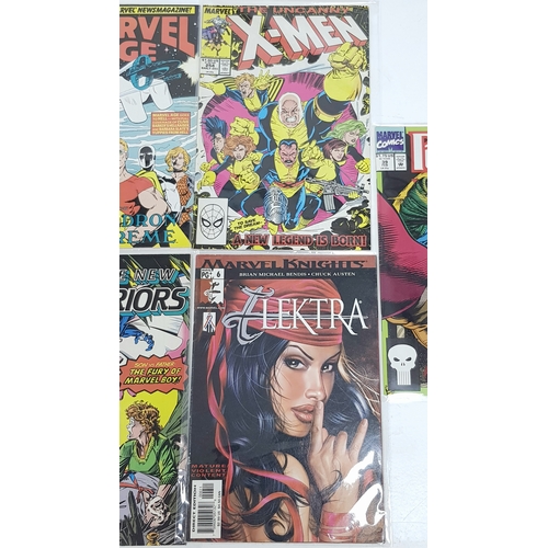 83 - Ten Marvel Mixed Comics - Most Being in Very Fine to Very Fine Plus Grade. All individually wrapped ... 