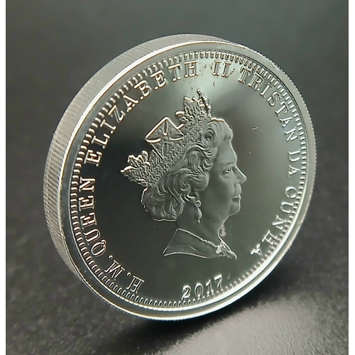 1072 - A Jubilee Mint Sterling Silver Proof £1 Coin. 10g. Comes with wallet and COA.