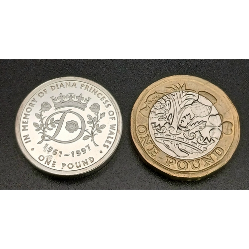 1072 - A Jubilee Mint Sterling Silver Proof £1 Coin. 10g. Comes with wallet and COA.