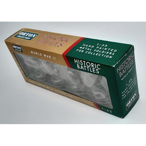255 - A boxed set 0f Oryon historic battles, metal figures.