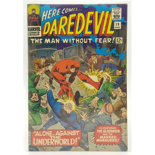 3 - Three Vintage Marvel 1960s Daredevil Comics - Each individually wrapped in plastic. Please refer to ... 