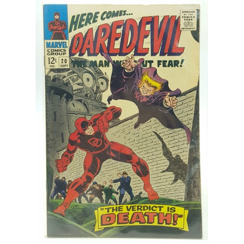 3 - Three Vintage Marvel 1960s Daredevil Comics - Each individually wrapped in plastic. Please refer to ... 