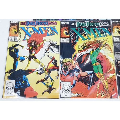 36 - Nine Marvel X Men Comics - 4 of X Men and the Micronauts Plus 5 of X Men Dark Phoenix Saga. All Bein... 